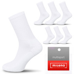 6x Skarpety Sportowe 1/2 Pół Frotte Multisport