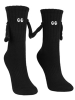 Lustige Socken, die magnetische Hände halten FRIENDS