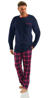 Men's long sleeve pajamas in high quality cotton model 2576/26