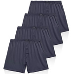 Men's Boxer Shorts Black Pima Cotton BMB-005