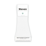 Pressureless cotton socks white