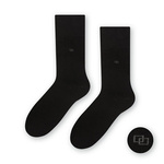 Smooth men's premium cotton pink suit socks