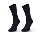 Sesto Senso Herren Business Socken – Klassische Anzugssocken mit Lin Toe® Technologie, Hoher Baumwollanteil, Atmungsaktiv und Bequem, Schwarz, Ideal für Formelle Anlässe, EU-Herstellung