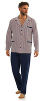 Unbuttoned Long Sleeve Pajamas