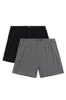 2-Pack Bokserki Męskie Luźne Bawełna