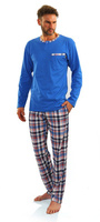 Men's long sleeve pajamas in high quality cotton model 2576/26