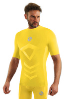 Men's short sleeve t-shirt double layer breathable knit black Thermo Active