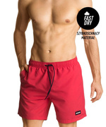 Red Quick Drying Beach Shorts