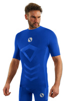 Men's short sleeve t-shirt double layer breathable knit black Thermo Active