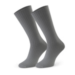 Pressureless and breathable bamboo fiber socks for men, gray color