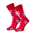 Christmas socks in snowmen made of high quality cotton, Color: .