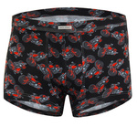 Sesto Senso Herren Boxershorts Funny 10 – Bequeme Baumwollunterwäsche mit kurzen Beinen, Atmungsaktiv, Bunte Lustige Muster, 4er Pack, Langlebig, Mehrfarbig, Für Männer