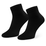 Black airy bamboo socks